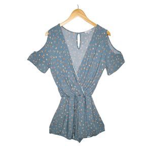 White Birch Ditzy Floral Romper